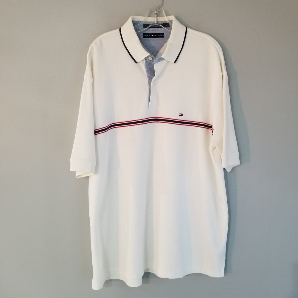 Tommy Hilfiger Short Sleeve Cotton Polo Shirt XL - Picture 2 of 9